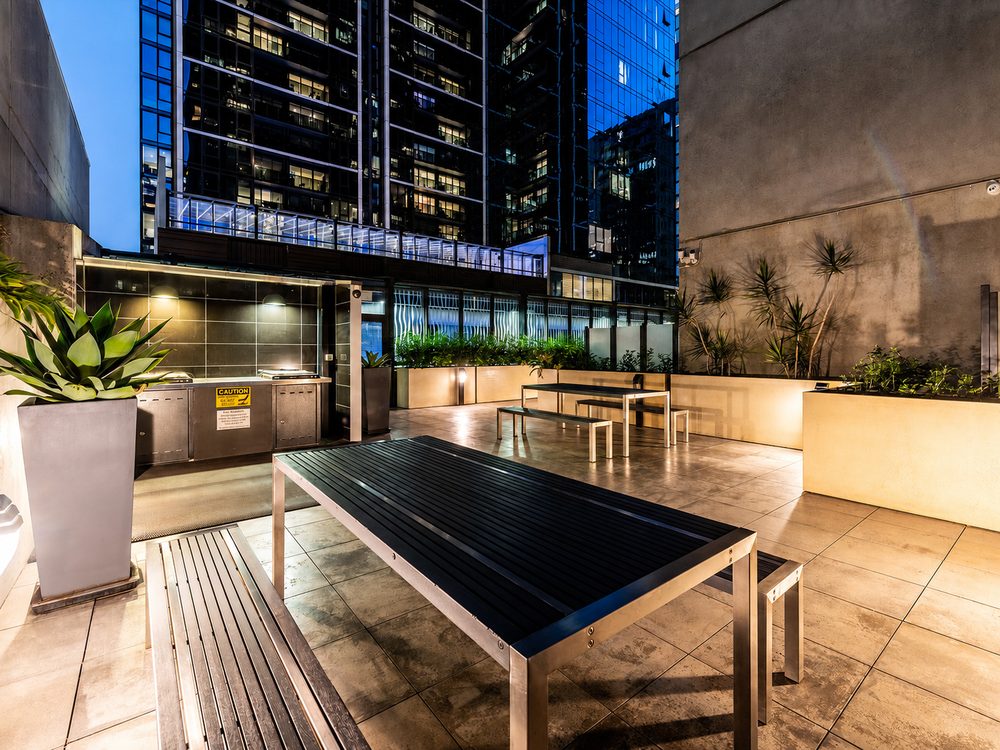 The Emerald Residence BBQ area on Level 8